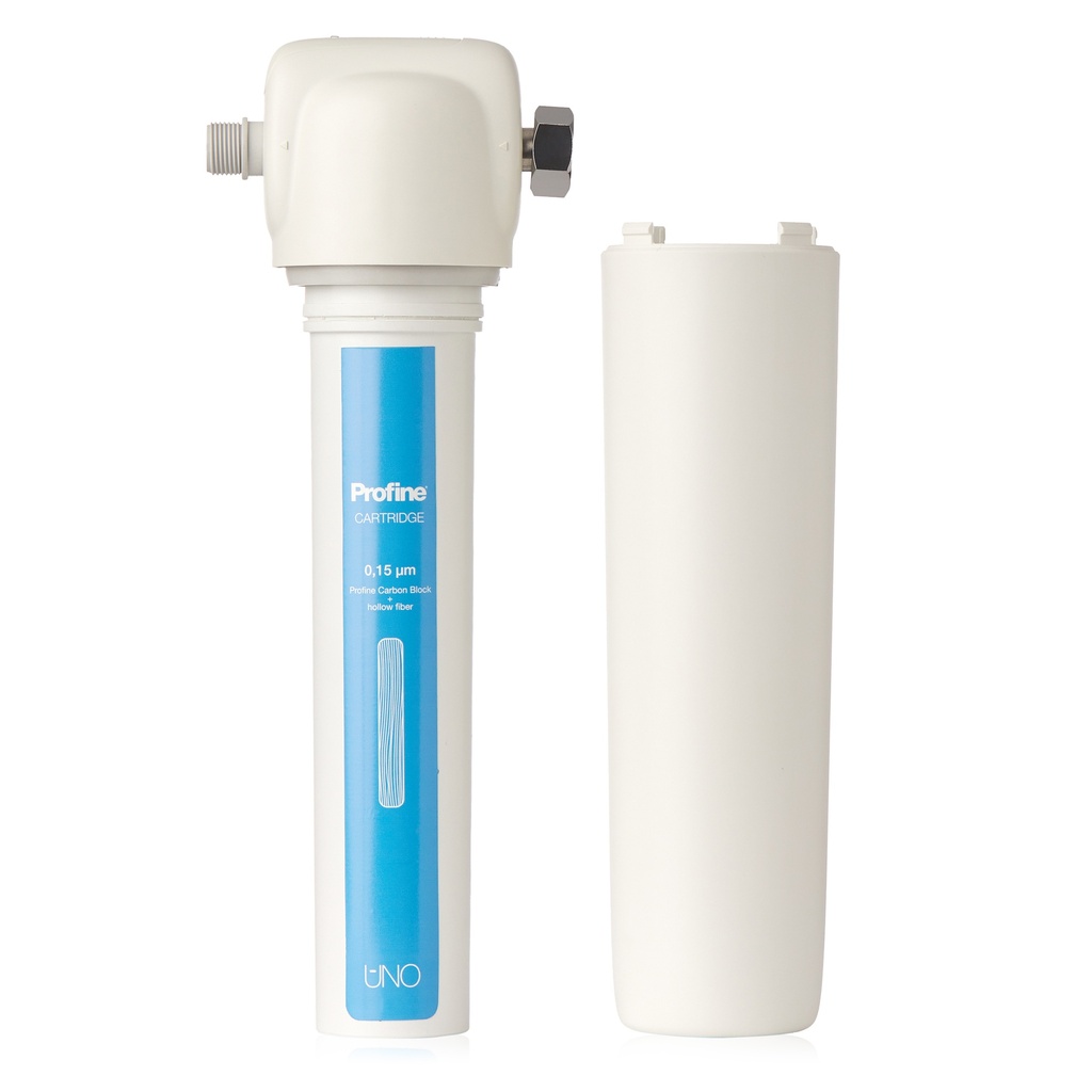 Filtru de apa PROFINE UNO GOLD, montaj direct la robinet, sub chiuvetă si indicator led. 