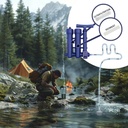 Filtru de camping pentru apa de izvor Bluefilter