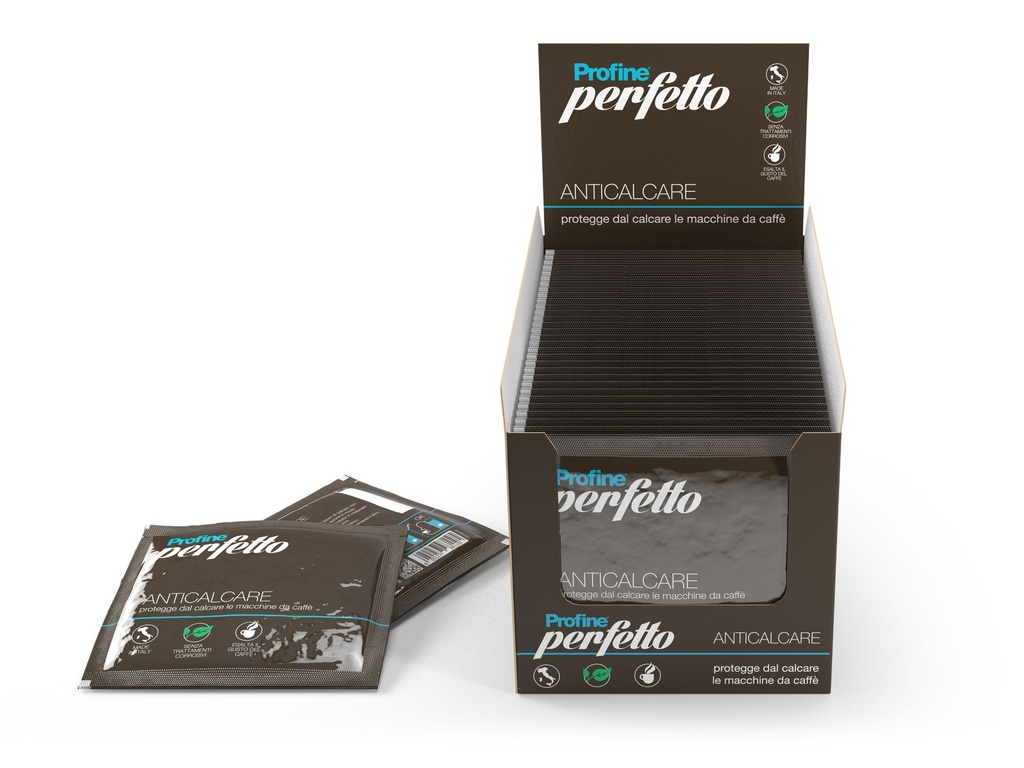 Profine Perfetto tratament impotriva depunerilor de calcar pentru dozatoare de cafea, pachet de 25 de pliculețe