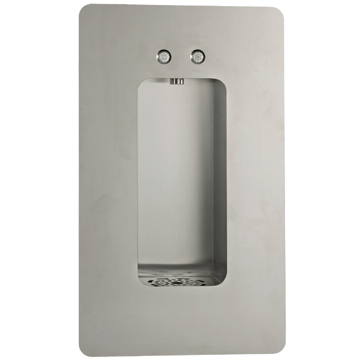 Dozator de apa rece/rece carbogazoasa cu montaj ingropat in perete Blupura Wall