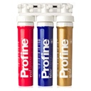 Filtru de apa Triplex Red-Blue-Gold Medium cu Ultrafiltrare cu Kit de instalare, robinet si baterie incluse